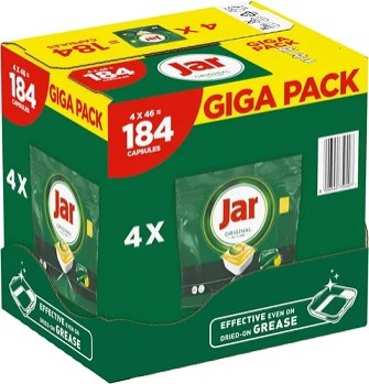 Jar kapsle do myčky BOX 4x46ks/184ks/ 